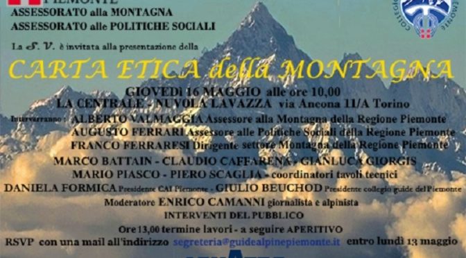 CARTA ETICA DELLA MONTAGNA