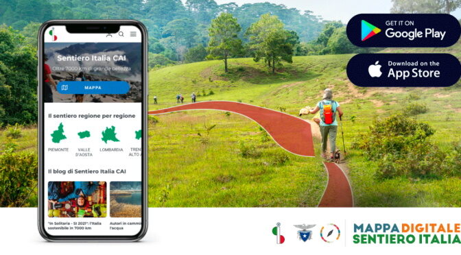 Nasce la nuova app con le mappe digitali del Sentiero Italia CAI