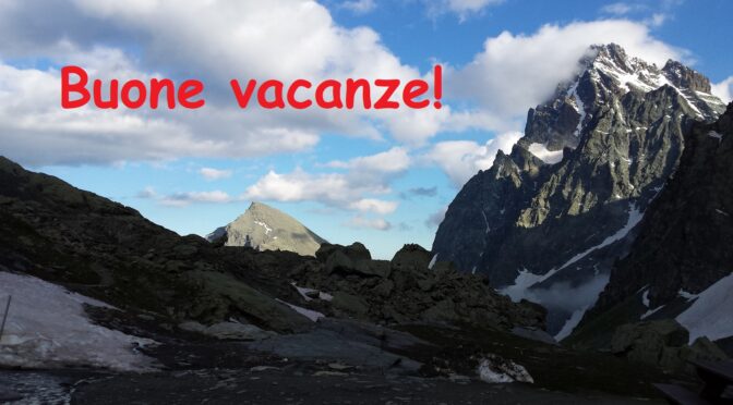 Buone vacanze! Sede Cai Uget Torino chiusa dal 31 luglio al 31 agosto 2023.